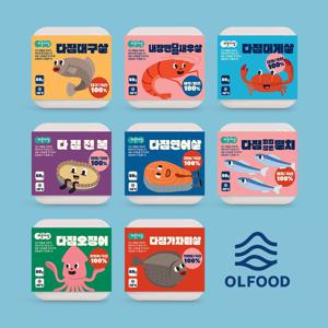 바른다짐 이유식 큐브 생선 다짐살 80g  토핑 재료 100%국산 HACCP