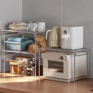 전자레인지 적층형 2size 주방 철제 수납 선반 토스터랙