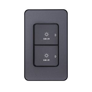 제일전기 디아트플러스 메탈그레이 일괄소등 스위치 2구(20A)