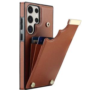 적용 갤럭시 S26 울트라 플러스 케이스 버클 가죽 카드지갑