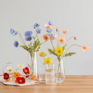 6컬러 양귀비 조화 실크플라워(단품)