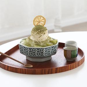 팔각 낮은 빙수볼 팔빙수 화채볼 아이스크림볼