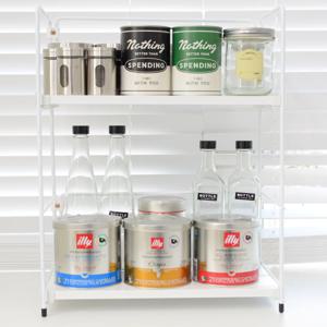 맘마존선반 미니선반 높이 조절 가능 화이트 국내생산 2단