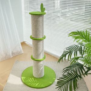 고양이 수직스크래쳐 냥오름 원형 기둥