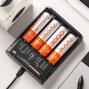 메가 C타입 18650 배터리 충전기 4구