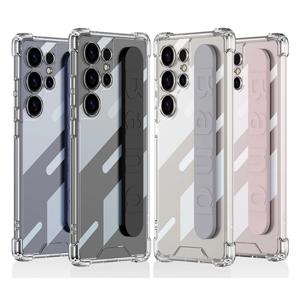 적용 갤럭시 S26 울트라 플러스 케이스 투명 실리콘 스트랩