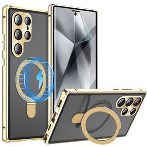 적용 갤럭시 S26 울트라 플러스 케이스 강화유리 메탈 맥세이프 회전링