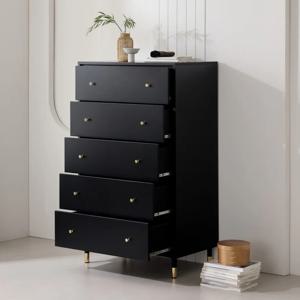 스카라 LPM 800 5단서랍장(블랙에디션) KFT-306