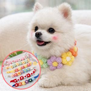 강아지 고양이 뜨개질 케이프 핸드메이드 머플러 목도리 스카프 빕