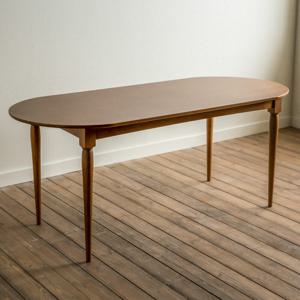 [리퍼] 레베카 타원형 원목 테이블 1800