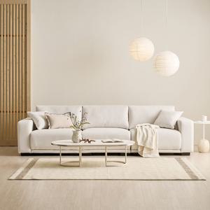 디아노 4인용 모듈형 코모도 패브릭 소파