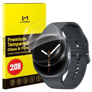 갤럭시 워치 8 7 6 5 4 강화유리 풀커버 액정보호필름 스크래치방지 2매