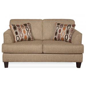 엔틱수입가구 브라운 패브릭소파 2인용 5600 인테리어 천소파