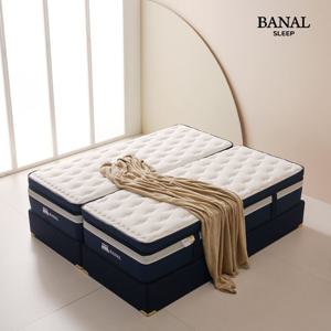 T1 독립스프링 듀오 필로우탑 미디엄하드 단단한 매트리스 S/SS/Q/K/LK/XLK