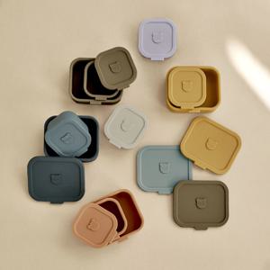 실리콘 이유식 밀폐 소분 보관 용기 토핑볼 외출 도시락 중탕