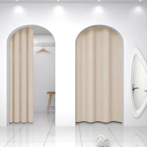 두꺼운암막커튼 겨울안방 방풍 커튼 압축봉 포함