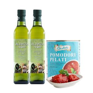 아보카도 오일 500ml*2병+토마토홀 800g