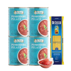 토마토홀 400g*4개/6개+스파게티 파스타면 500g*1개/2개