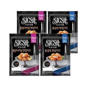 식사이론 통닭다리살 한입카츠330gx2개+통등심 한입카츠 돈까스330gx2개