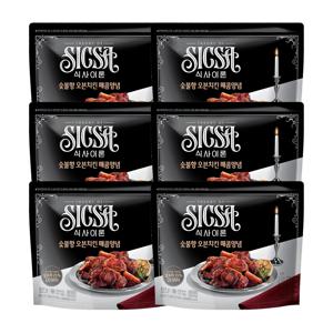 식사이론 숯불향 오븐치킨 매콤양념 330gx6개