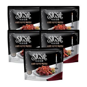 식사이론 숯불향 오븐치킨 매콤양념 330gx5개