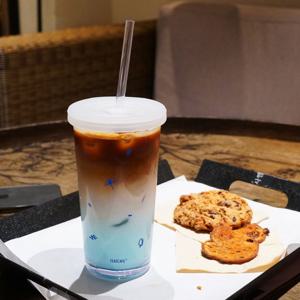 하이썸머 아이스 콜드컵 실리콘리드 빨대 포함 500ml