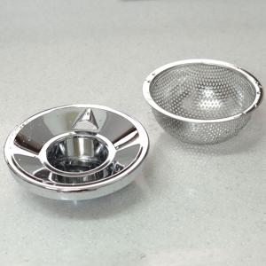 국산 304스텐 타공 싱크대 거름망+자동배수 커버 세트