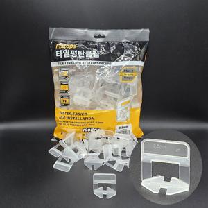 픽스톱 타일 평탄클립 0.5mm(100개입) 18005