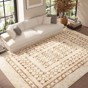 [해외] 겔러 브라운 레트로클래식 러그카페트 침실러그 거실카페트 대형카페트