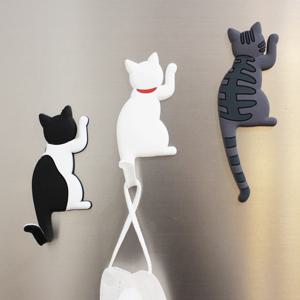 귀여운 고양이 마스크걸이 냉장고 자석 마그넷