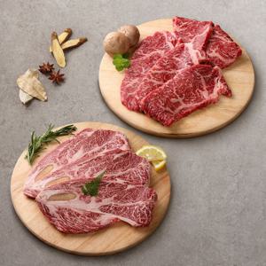 1등급 한우 구이모둠 총 900g/등심+채끝