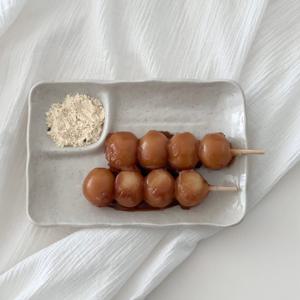 Two block plate / 나눔접시 만두그릇 회접시 소스 두칸 플레이트