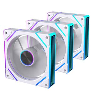 인피니티 EVO-120 ARGB PWM 리버스 화이트 3팩 120mm 케이스 쿨링팬