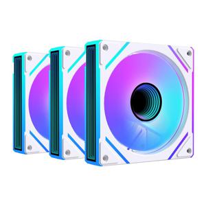 스톰 인피니티 프로 ARGB PWM 리버스 화이트 3팩 120mm 케이스 쿨링팬