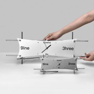 [해외] 모듈 스틸 카이트 빙페연 인테리어 시계