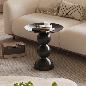 [해외] 빈티지 원형 사이드테이블 디자인 철제 협탁 오브제