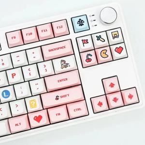 픽셀 워즈 키캡 XDA PBT 염료승화 (124key) 기계식 키보드 한글/영문 각인