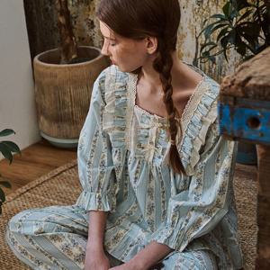 앤의 블루벨 7부 투피스 빈티지블루 (40수)