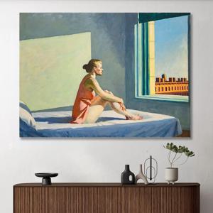 에드워드 호퍼 아침 태양 캔버스 액자 거실 사무실 명화 인테리어 그림