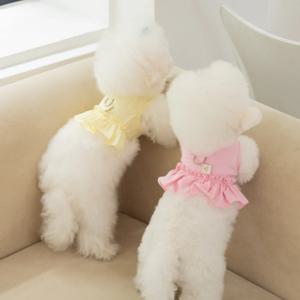 마카롱 벨크로 강아지하네스 봄 여름 하네스옷