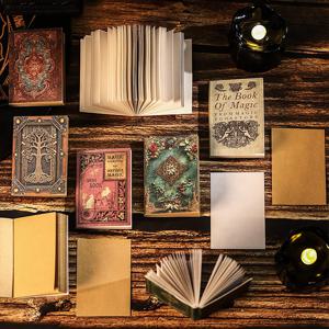 빈티지 마법 책 미니 배경지 다꾸 메모지 종이 다이어리 꾸미기