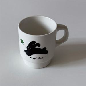 럭키 바니 머그컵 200ml 1p 머그 컵 물잔 커피잔 찻잔 예쁜 홈카페 집들이