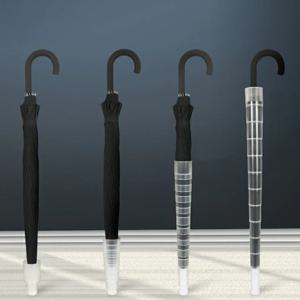 아이디어 빗물 차단 자바라 장우산 4color