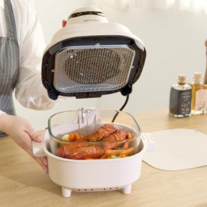 4.5리터 올인원 투명 통유리 포터블글라스 에어프라이어