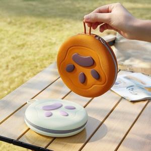 반려동물 접이식 실리콘 식기 야외 캠핑 밥 그릇 강아지 고양이 사료 용기