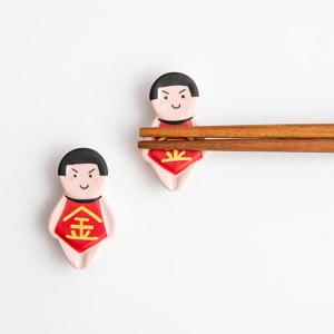 다온아토 꼬마장사 금동이 젓가락받침 일본 도자기 수저받침