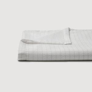 그리드 서커 겹이불_SS_화이트