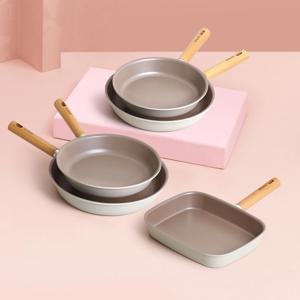 크림 프라이팬 IH 인덕션 5종 풀세트 (팬24+팬26+팬28+사각팬28+팬30)