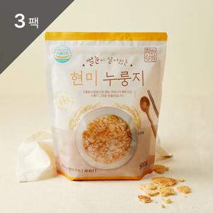 착한상점 쌀눈이 살아있는 현미 누룽지 500g*3봉