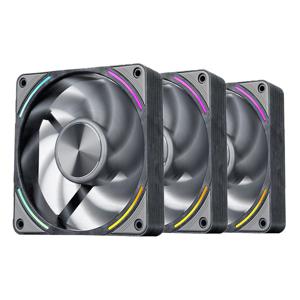 EX120 ARGB PWM FULL LCP 블랙 3팩 시스템쿨러 120mm 쿨링팬